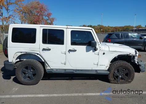 2015 Jeep Wrangler Unlimited Wrangler X из США, поврежденный, VIN 1C4BJWEG5FL594686